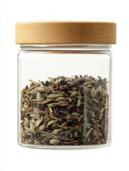Aromatic Herb Mix in Glass Jar