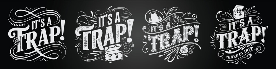 Pop Culture Meets Blackboard Art with Explosive Sayings and Vibrant Typography