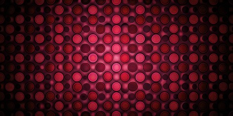 Abstract Crimson Circular Pattern A Visually Striking Design Featuring an Intricate Array of Overlapping Circles in Varying Shades of Red
