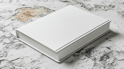 Blank White Book Mockup
