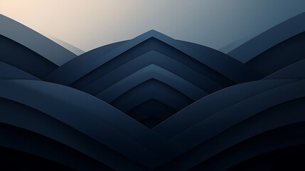Abstract Mountain Range