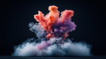 Abstract explosion of color