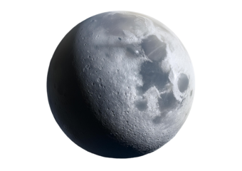 Planet mercury Isolated on Transparent or White Background