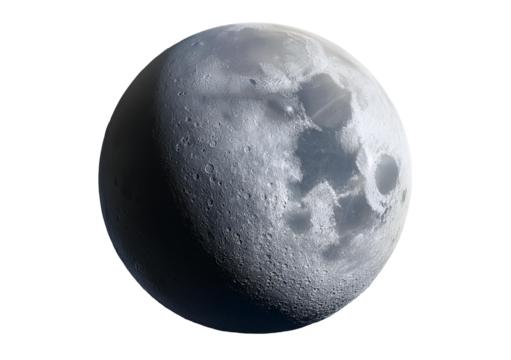 Planet mercury Isolated on Transparent or White Background