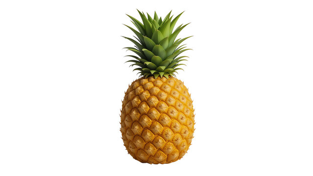 Get your daily dose of sunshine with this juicy pineapple a tropical delight that will brighten your day transparent background