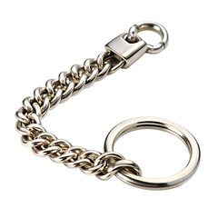 Silver Chain Keychain, Metal Keyring