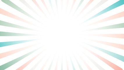 Fototapeta premium Colorful sunburst background. Sunburst vector illustration.