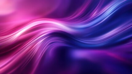 Fototapeta premium Elegant Abstract Background with Flowing Blue and Purple Gradient Lines