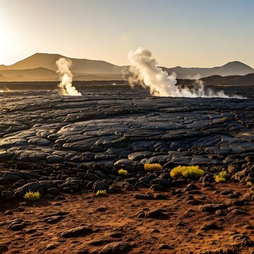 Dankalia Volcanic Landscape
