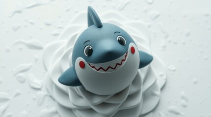 shark in the water