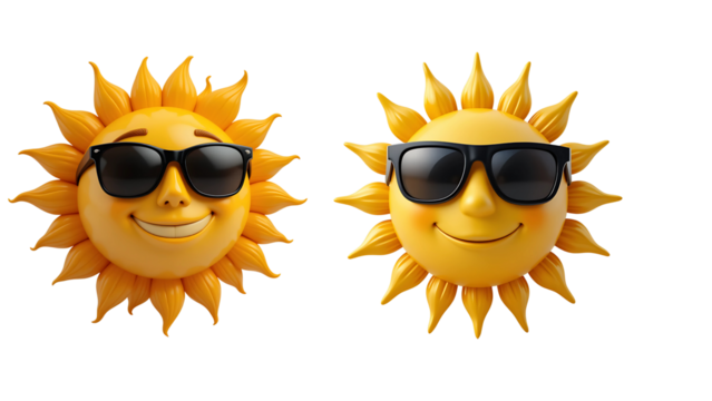 Soak up the sun with these cool shades and bright smiles it's summer time let's have fun everyone transparent background