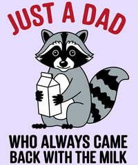 Just a dad who came back with milk