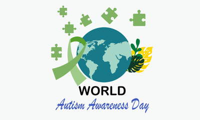 world Autism Awareness Day colorfu