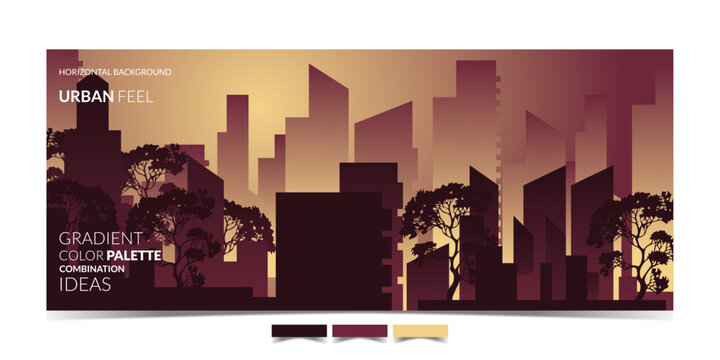 BACKGROUND 511 WITH MODERN ABSTRACT CITY LANDSCAPE AND THE USE OF SOFT COLOR COMBINATIONS