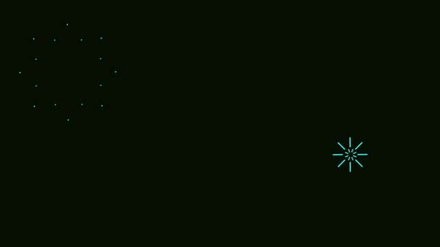 Explosive Motion fireworks Modern and stylish for video decoration. fast Pop-up line animation, Circle bursting, Geometric, Bubble and Shape brust elements. 4k background
