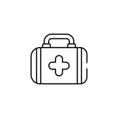 Medical icon design with white background stock illustration
