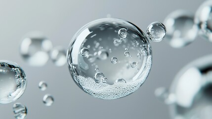 Nature&rsquo;s Jewels: Floating Bubbles with Rainbow Hues

