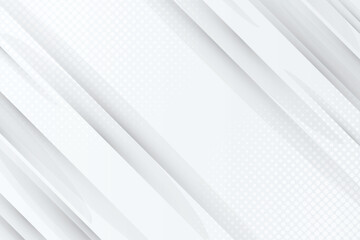 Obraz premium white background with abstract gradient colour geometric shape