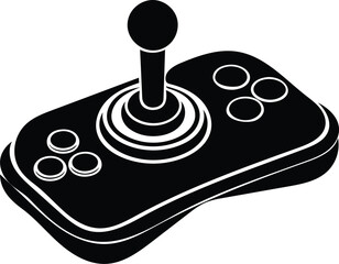 Gaming joystick vector, Gaming joystick  silhouette, Gaming joystick icon,Gaming joystick symbol, game controller