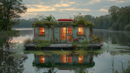 Obraz premium reflection in the water HD 8K wallpaper Photographic Image