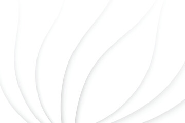 abstract white background with curve lines