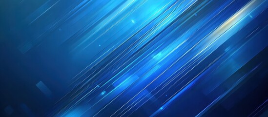 Fototapeta premium Abstract Blue Technology Background Design