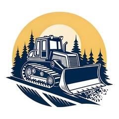 tractor on the beach