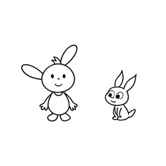 Little Fairy & Baby Dragon Adventure – Line Art Vector, Fantasy Clipart