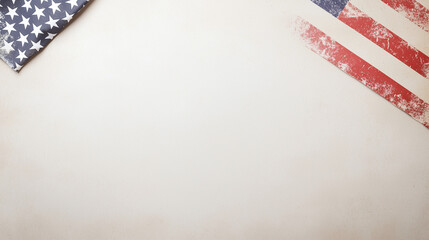 Obraz premium American Flag Abstract: A minimalist, top-down view showcases the stars and stripes of the American flag, suggesting patriotic themes and concepts, perfect for visual storytelling.