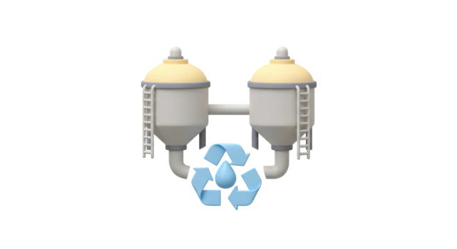 Isolated Clean energy factory