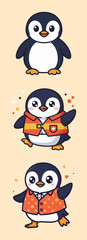 Adorable Penguin Characters Collection