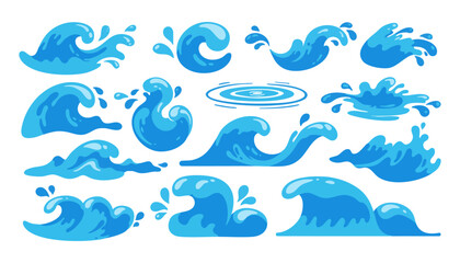 Dynamic Ocean Wave Illustrations vol.2
