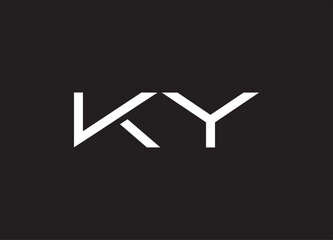 KY letter logo and initial logo design