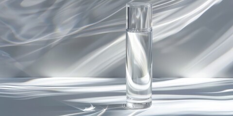 Elegant Clear Glass Perfume Bottle