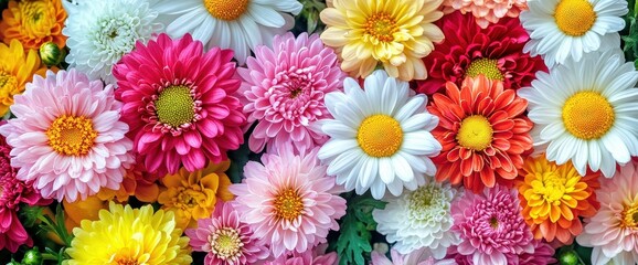 A Stunning Bouquet of Colorful Flowers