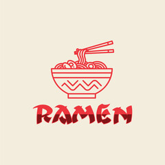 Noodle logo Vector is a suitable logo for takeaway and online food ordering services.
