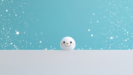 Charming Snowman Design for Winter Holidays