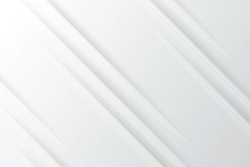 Obraz premium Abstract white background. Minimal geometric white light background abstract design.