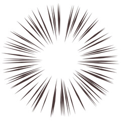 Obraz premium Speed Line Comic