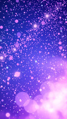 Fototapeta premium Purple Bokeh Background – Sparkling Glitter Light for Dreamy Abstract Fantasy Designs