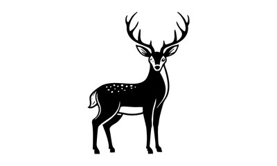 deer silhouette vector