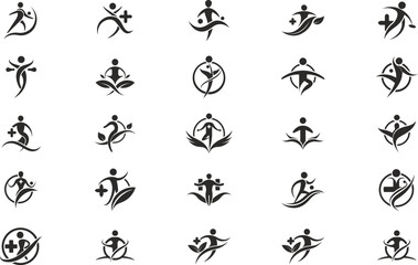 Modern Healthcare and Wellness Logo Collection








