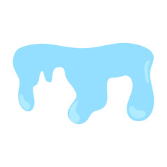 Kawaii handrawn water drop,splash isolated on white background, Water drops,