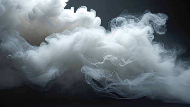Abstract fog cloud. Smoke overlay texture effect. Fog overlay texture. Smoke texture layers. Misty appearance. Isolated on a transparent background.
