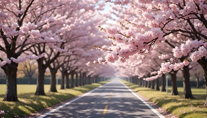 Naklejka premium cherry blossom in spring