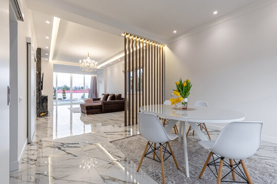 Luxury Open-Plan Living and Dining Room