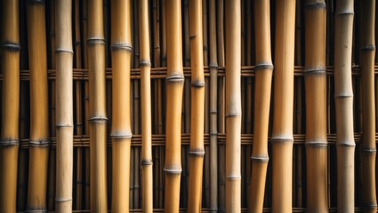 Naklejka premium Bamboo barrier