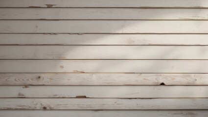 Obraz premium Textured White Shiplap Wood Background