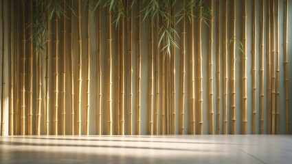 bamboo wall texture abstract backdrop