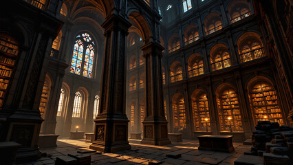 Obraz premium interior of church